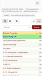 Mobile Screenshot of construinforme.com